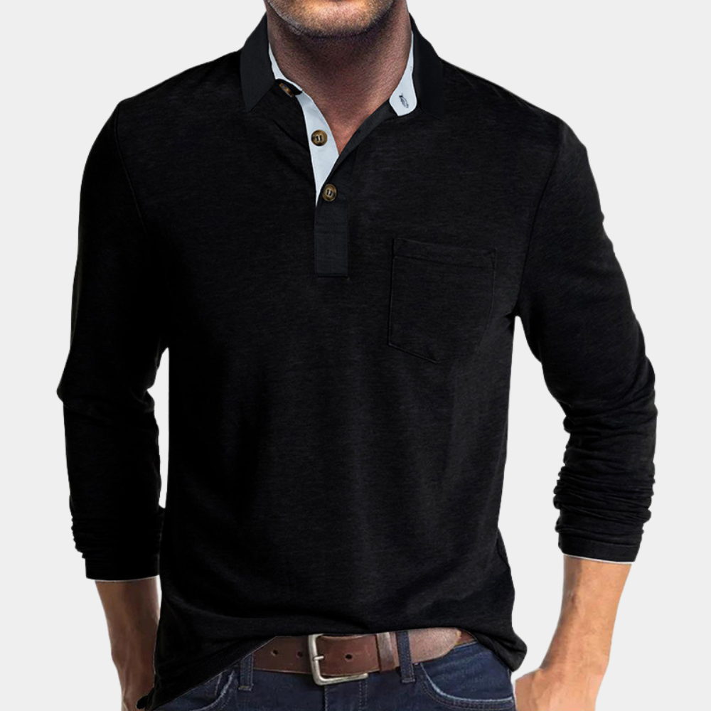 Homme - Polo Tendance - Coton Doux - Style Moderne et Confortable