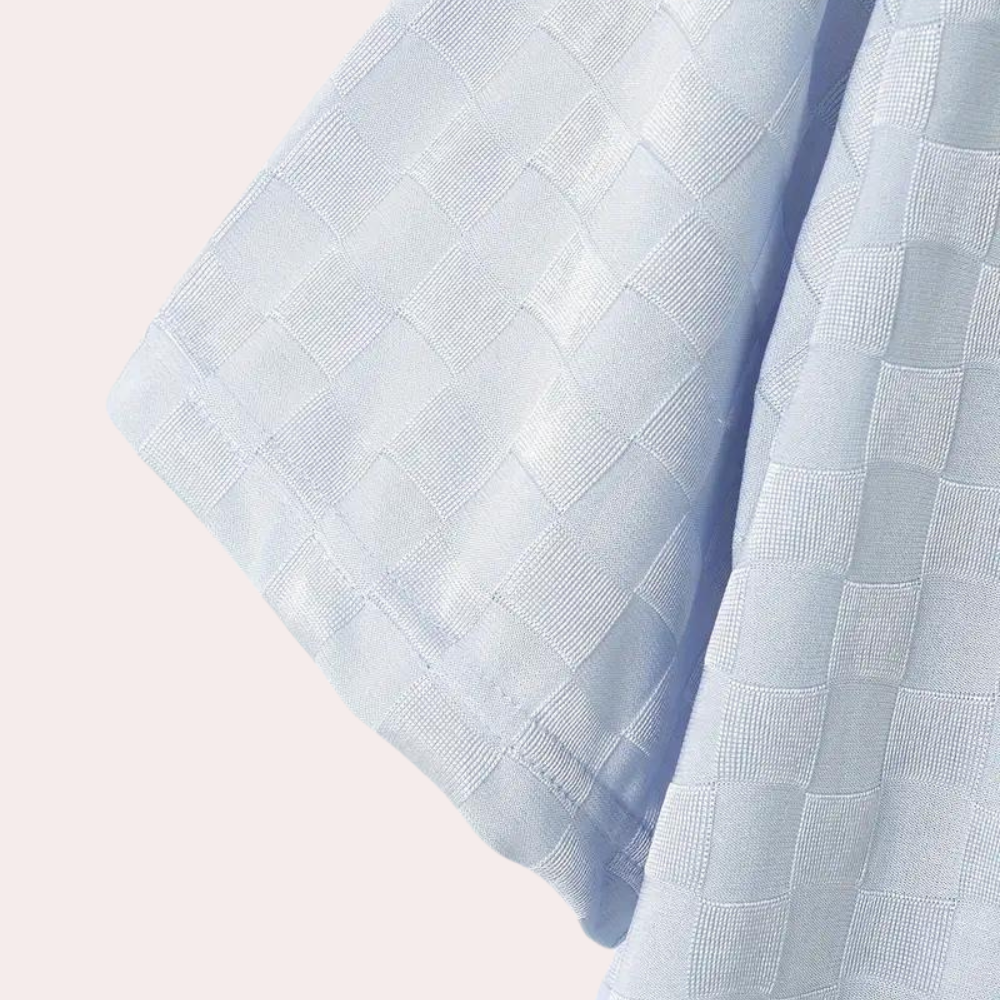 Hommes - Polo d'été élégant - Mélange de fibres - Manches courtes - Idéal pour les journées ensoleillées