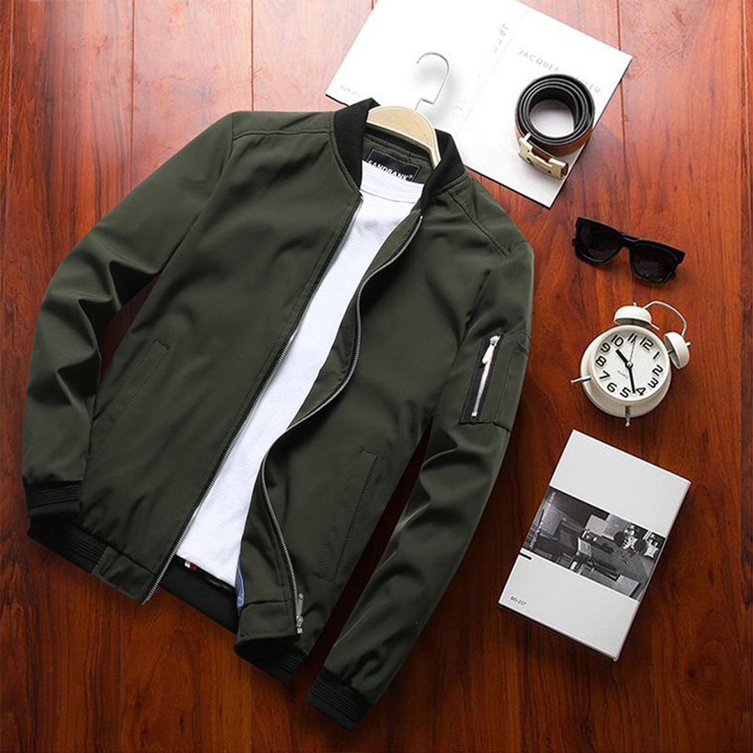 Hommes - Veste d'été légère et élégante - Polyester - Tendance courte pour le printemps/été - Mode masculine