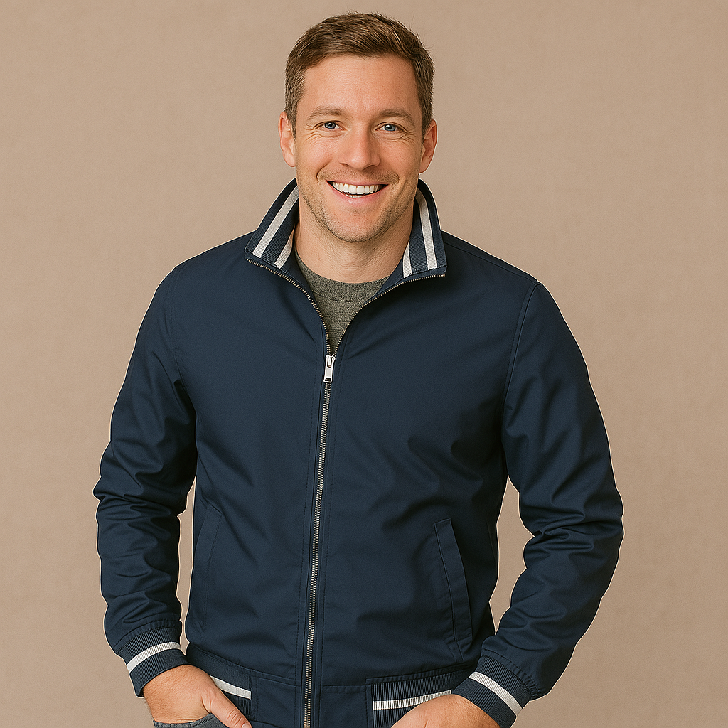 Veste de loisirs élégante - Tissu léger - Style décontracté - Idéale pour les sorties et le week-end