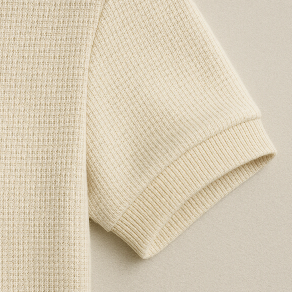 Hommes - Polo - Demi-zip - Polyester souple et respirant - Mode classique et confortable