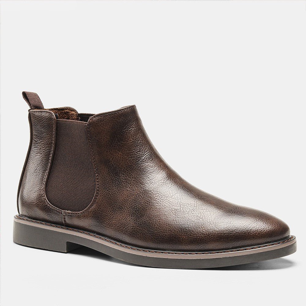 Hommes - Bottes Chelsea - Cuir - Style Ankle Slip-On - Élégance et confort au quotidien