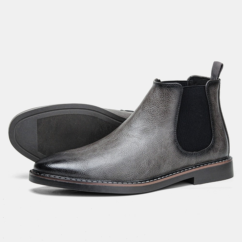 Hommes - Bottes Chelsea - Cuir - Style Ankle Slip-On - Élégance et confort au quotidien