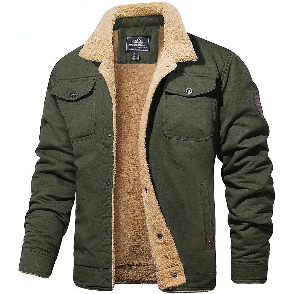 Hommes - Veste bombardier - Denim - Vintage - Idéale pour le printemps et les journées fraîches