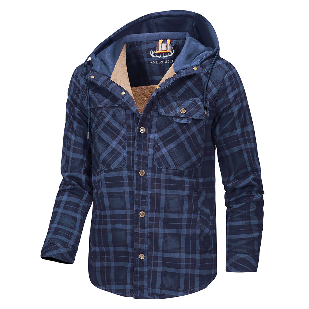 Hommes - Hoodie en Flanelle - Coton Robuste - Style Décontracté - Vêtement Confortable
