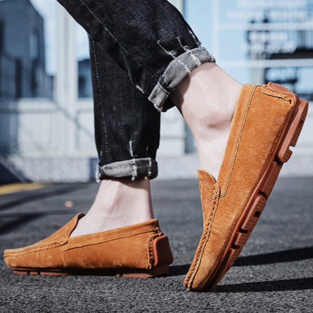 Hommes - Mocassins - Daim - Mocassins Coastline en daim élégants pour un confort stylé au quotidien