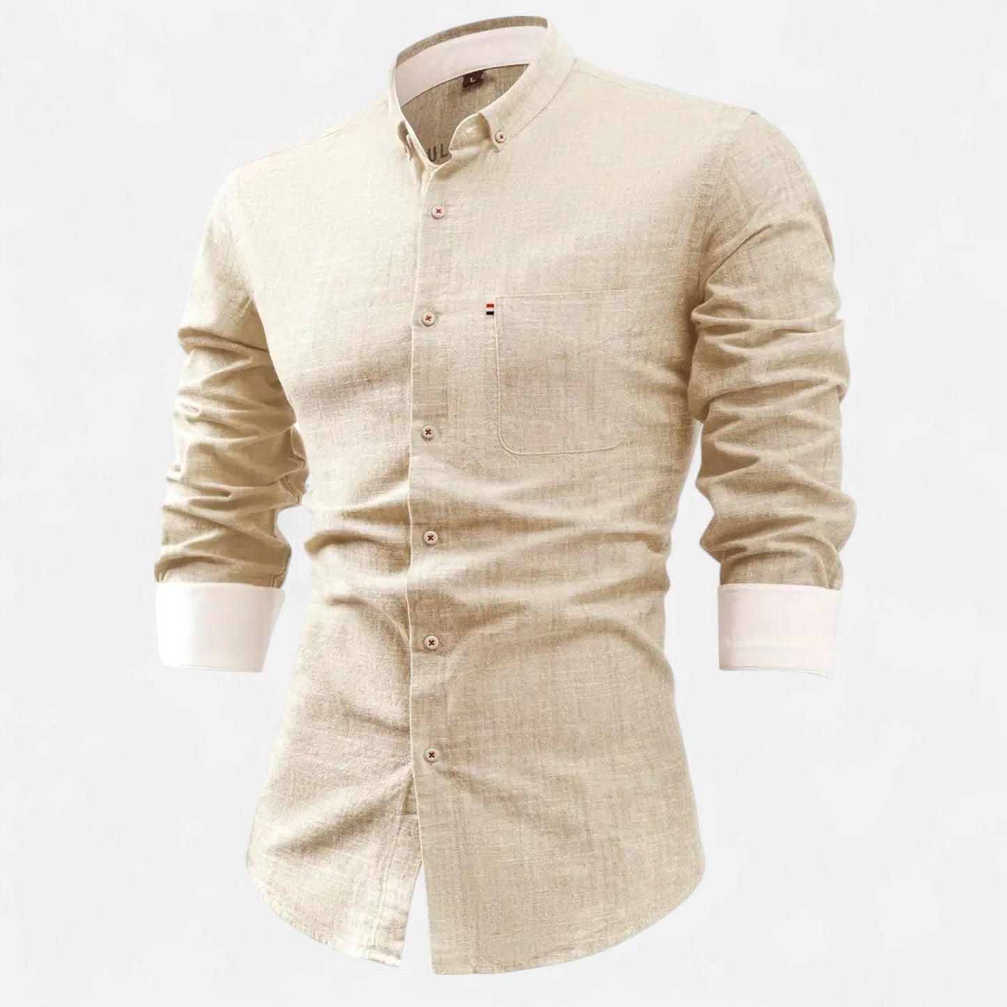 Hommes - Chemise Vintage Classique - Coton Doux - Style Intemporel pour un Look Élégant