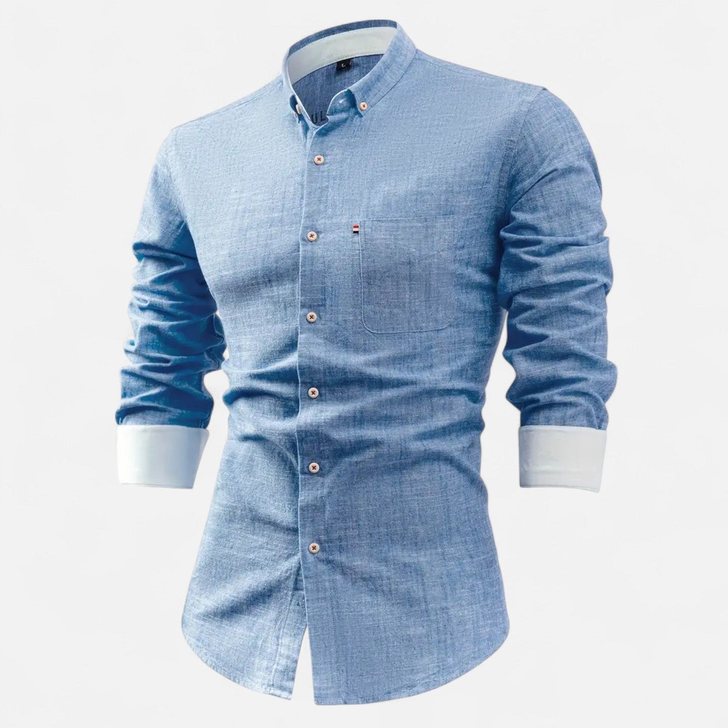 Hommes - Chemise Vintage Classique - Coton Doux - Style Intemporel pour un Look Élégant