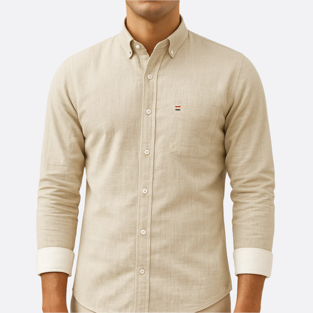 Hommes - Chemise Vintage Classique - Coton Doux - Style Intemporel pour un Look Élégant