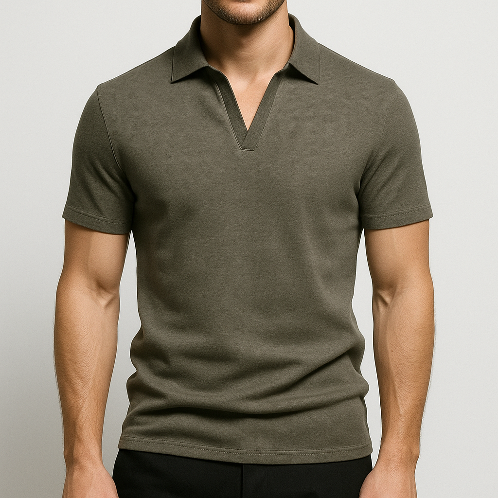 Hommes - Polo à manches courtes - En laine mérinos - Mode printemps élégante