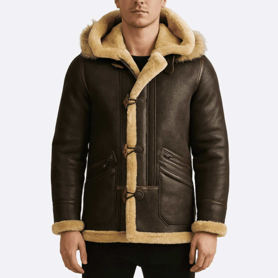 Hommes - Veste d'hiver à capuche - Style tendance et chaud - Vêtement d'extérieur idéal