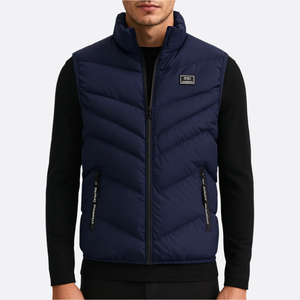 Hommes - Gilet léger - Matière chaude - Style minimaliste - Décontracté et confortable pour toutes les occasions