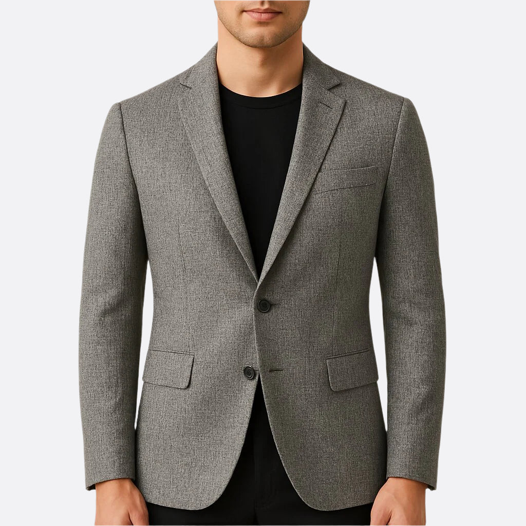 Hommes - Veste blazer élégante à boutonnage unique - Polyester - Costume polyvalent pour toutes les occasions