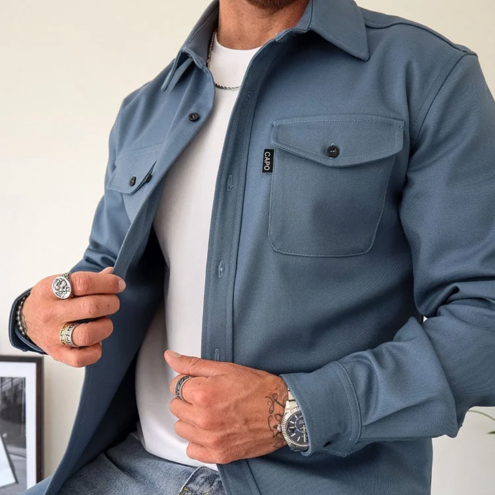 Hommes - Chemise moderne - Tissu respirant - Coupe ajustée - Style élégant pour toutes les occasions
