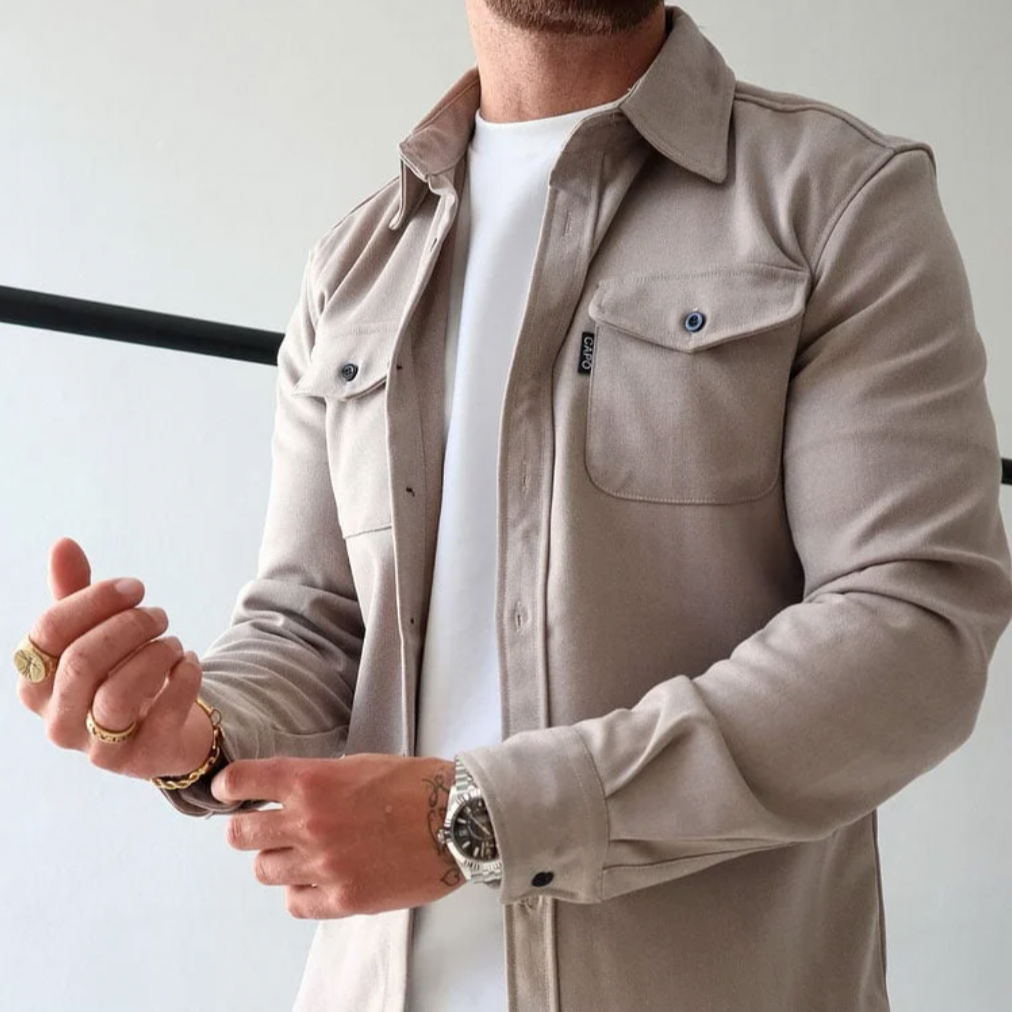 Hommes - Chemise moderne - Tissu respirant - Coupe ajustée - Style élégant pour toutes les occasions
