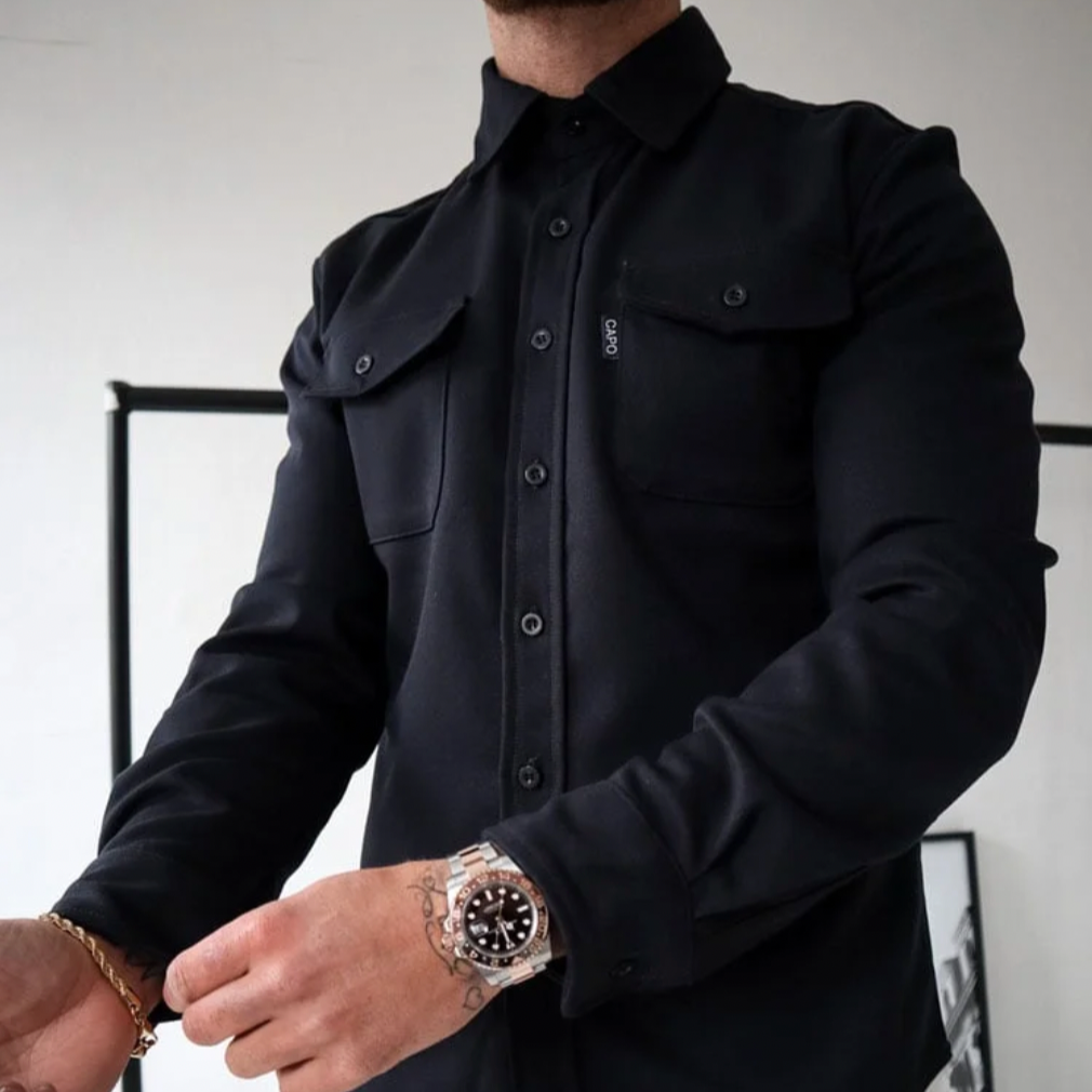 Hommes - Chemise moderne - Tissu respirant - Coupe ajustée - Style élégant pour toutes les occasions