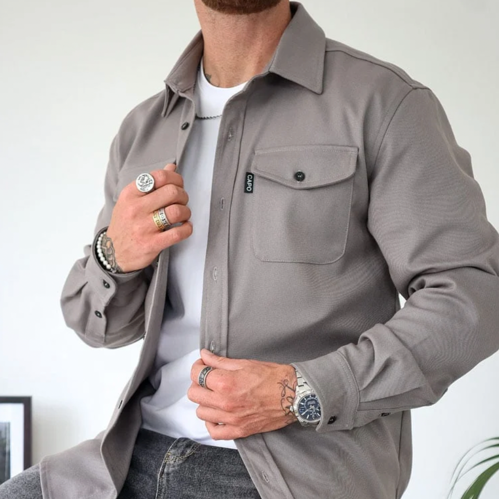 Hommes - Chemise moderne - Tissu respirant - Coupe ajustée - Style élégant pour toutes les occasions
