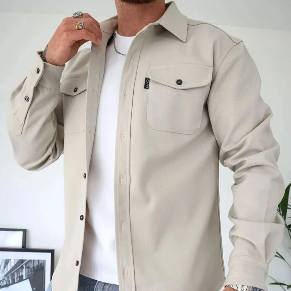 Hommes - Chemise moderne - Tissu respirant - Coupe ajustée - Style élégant pour toutes les occasions
