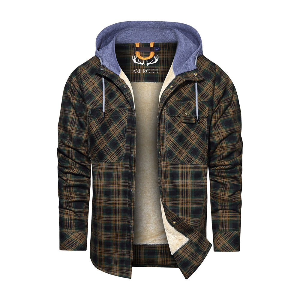 Hommes - Hoodie en Flanelle - Coton Robuste - Style Décontracté - Vêtement Confortable