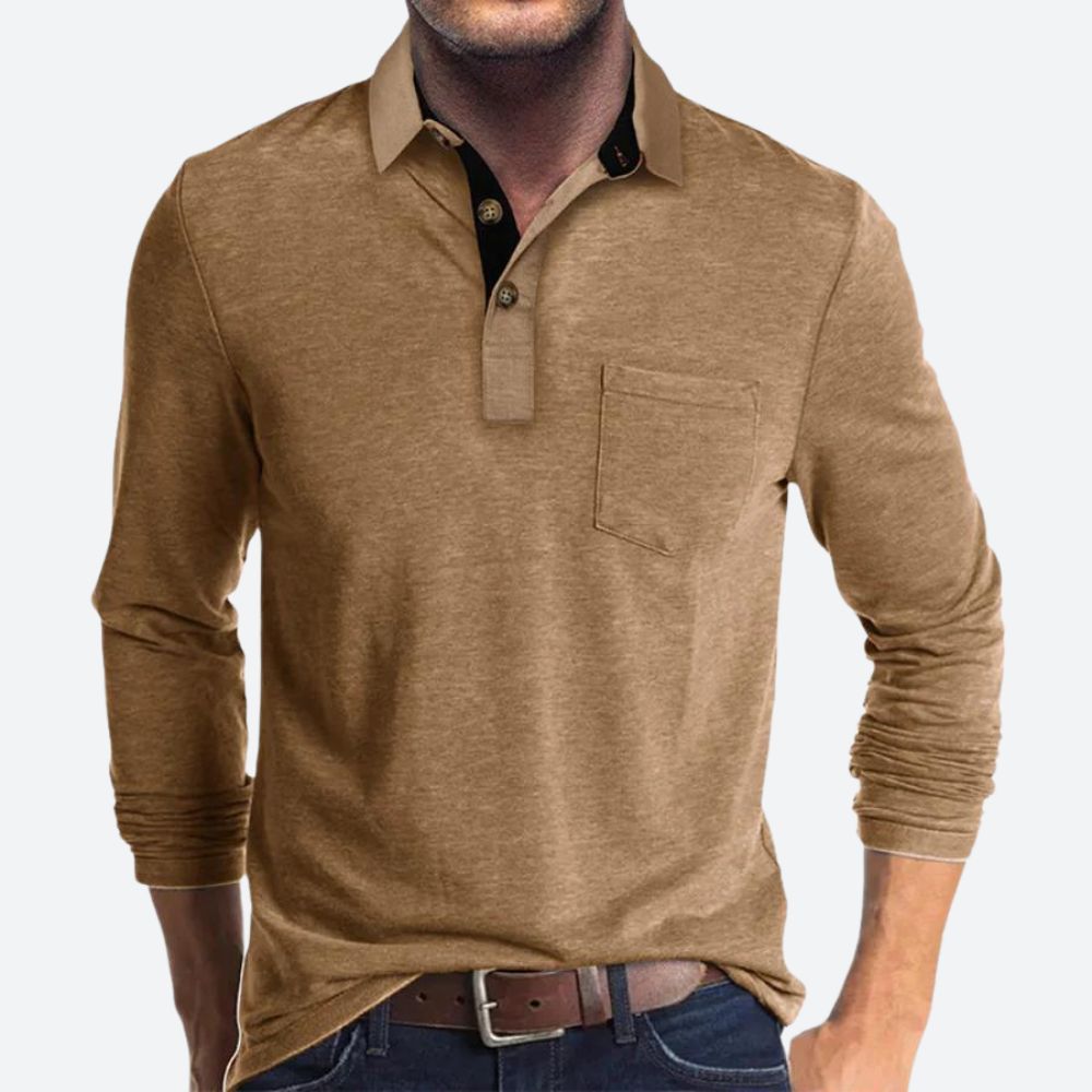 Hommes - Polo Élégant - Coton - Tendance et Confortable - Mode Masculine