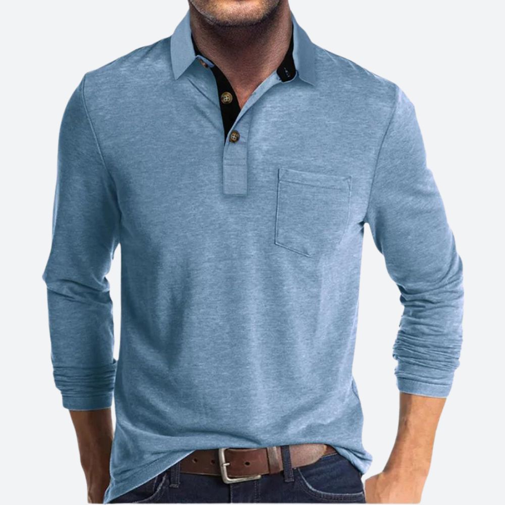 Hommes - Polo Élégant - Coton - Tendance et Confortable - Mode Masculine