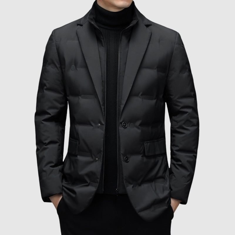Hommes - Veste Doudoune Essentielle - Polaire - Léger et Élégant - Veste d'Hiver Confortable
