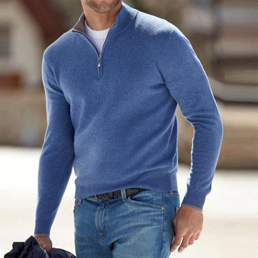 Hommes - Cardigan d'été - Zip sur le devant léger - Idéale pour journées fraîches