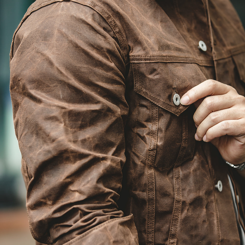Hommes - Veste Cruiser Doublée - Tissu d'Étain Durable - Indispensable pour l'Extérieur et le Confort