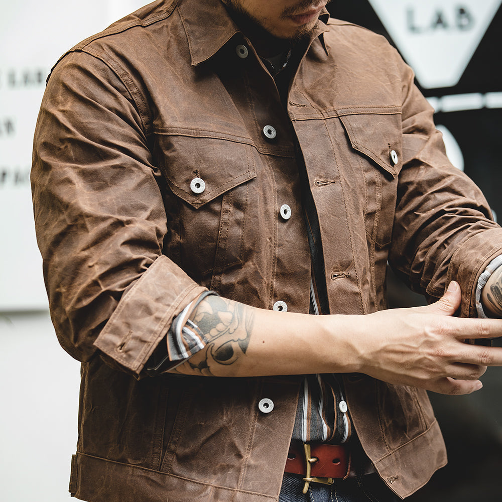 Hommes - Veste Cruiser Doublée - Tissu d'Étain Durable - Indispensable pour l'Extérieur et le Confort