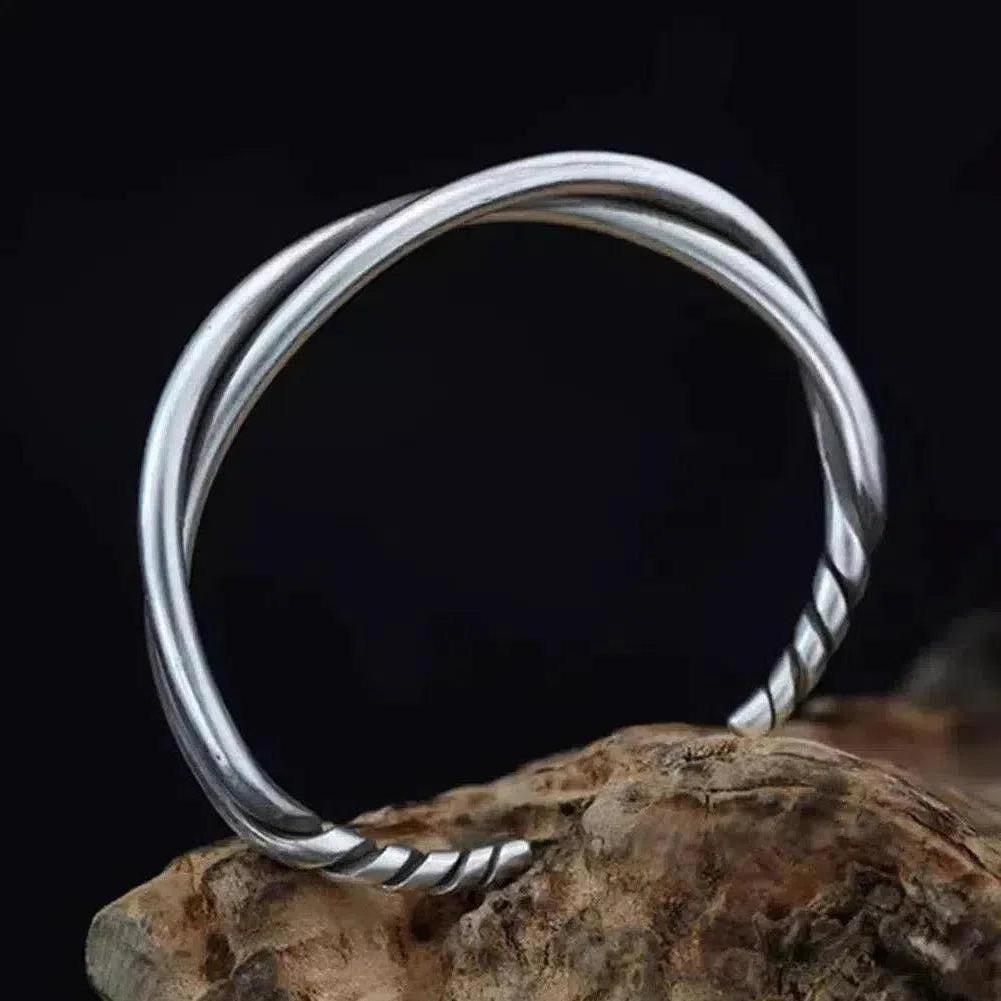 Homme - Bracelet en cuir tressé - Élégant et durable - Accessoire tendance