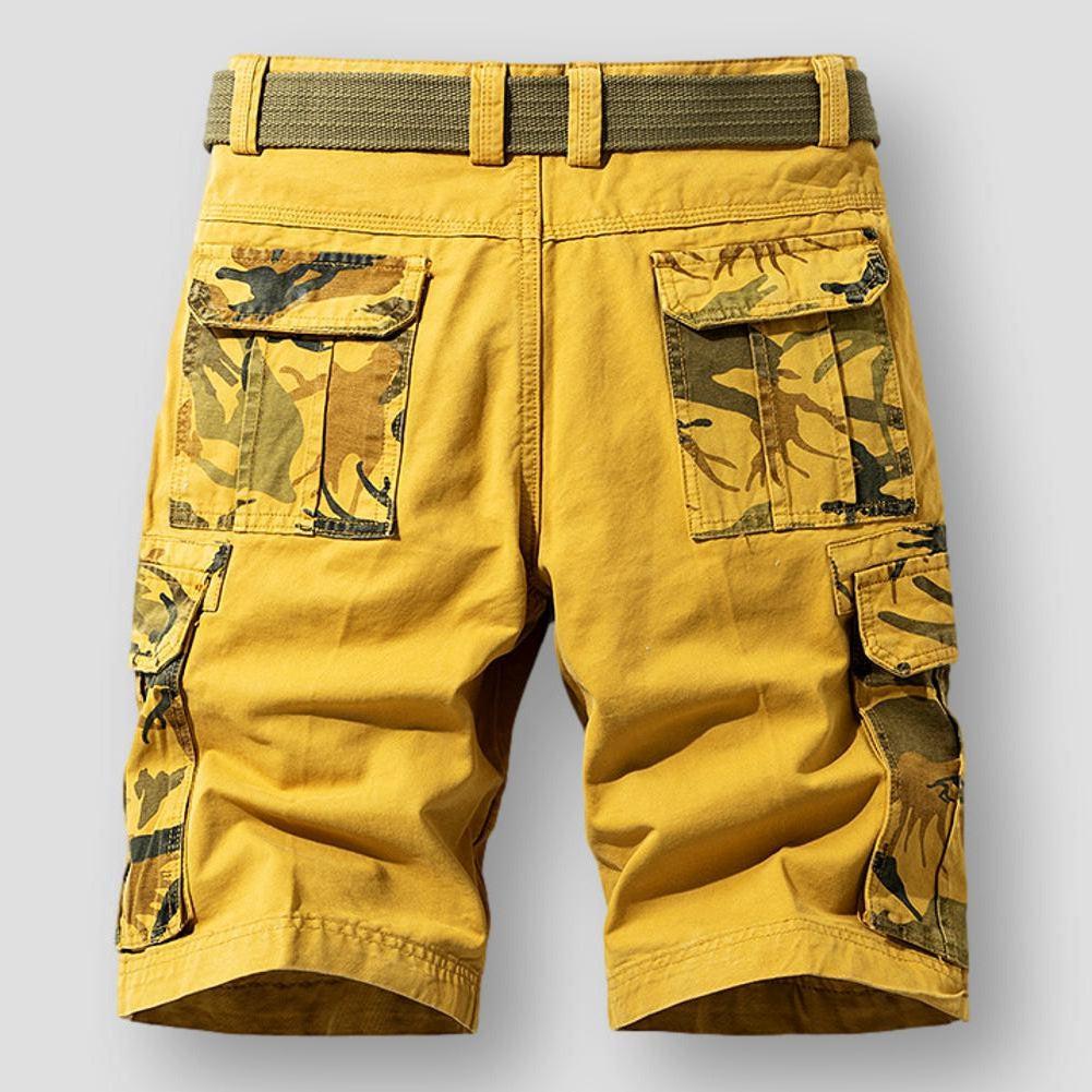 Hommes - Short cargo - Imprimé camouflage - Vêtements d'extérieur confortables et élégants