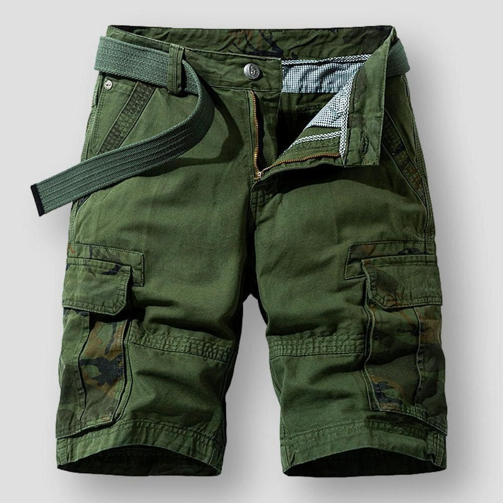 Hommes - Short cargo - Imprimé camouflage - Vêtements d'extérieur confortables et élégants