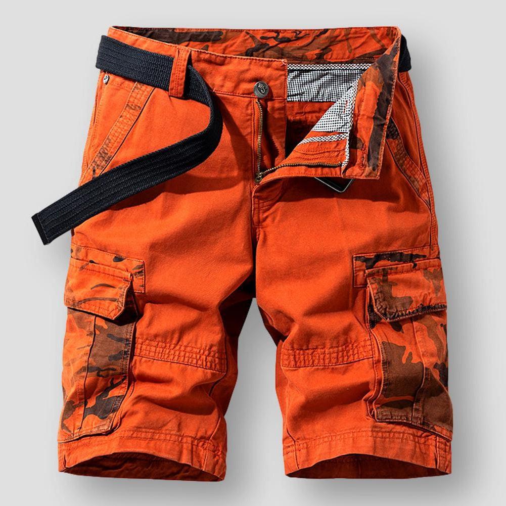 Hommes - Short cargo - Imprimé camouflage - Vêtements d'extérieur confortables et élégants