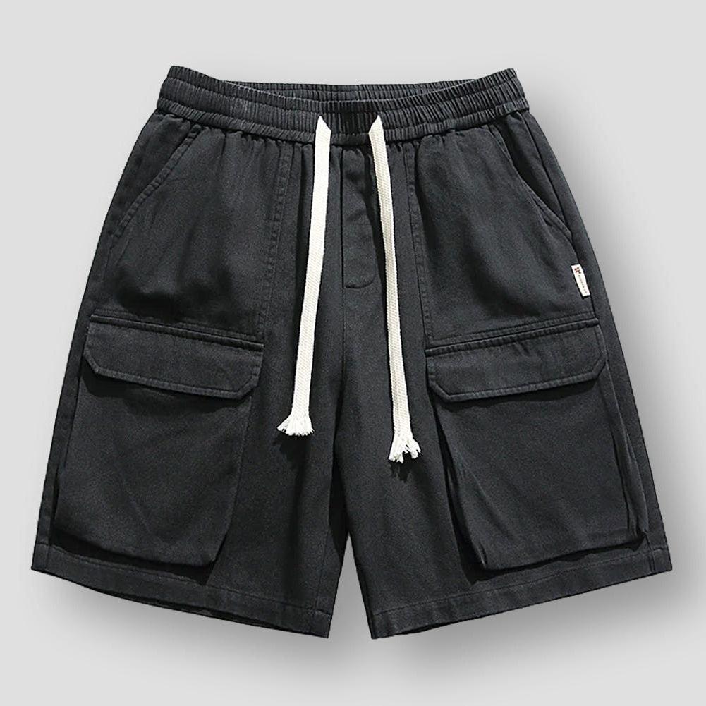 Hommes - Short Confort - Tissu Doux Comme la Neige - Tenue Décontractée Élégante pour un Confort Quotidien