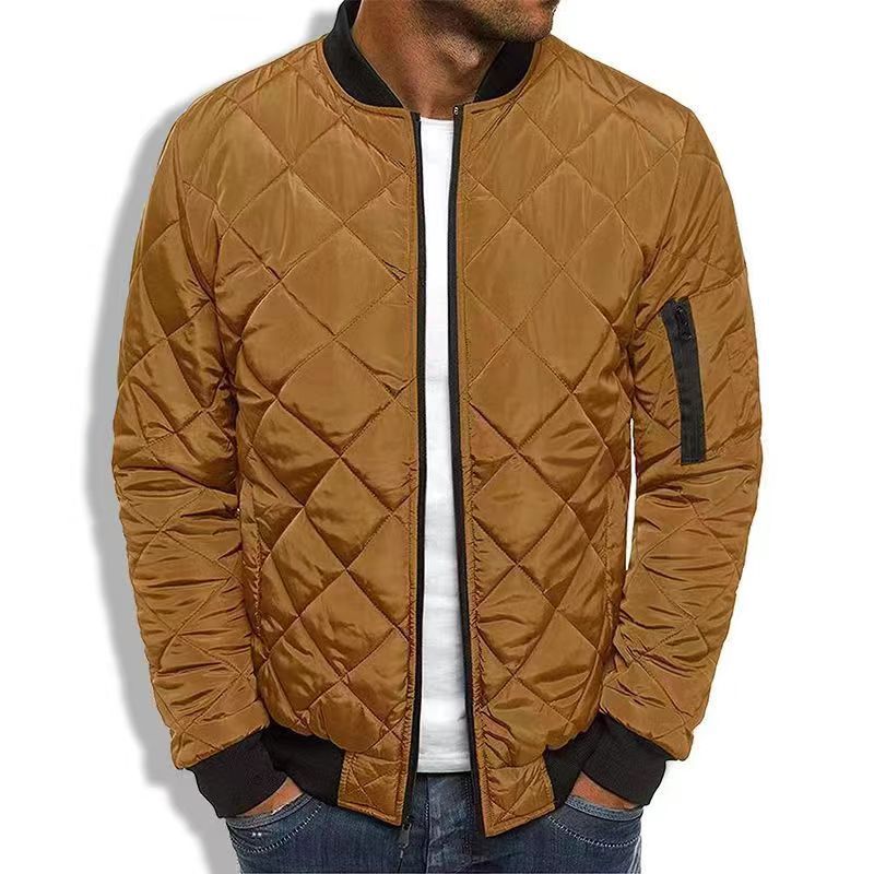 Hommes - Blouson bombardier léger - Tissu durable - Matelassé confort - Veste tendance pour un style décontracté