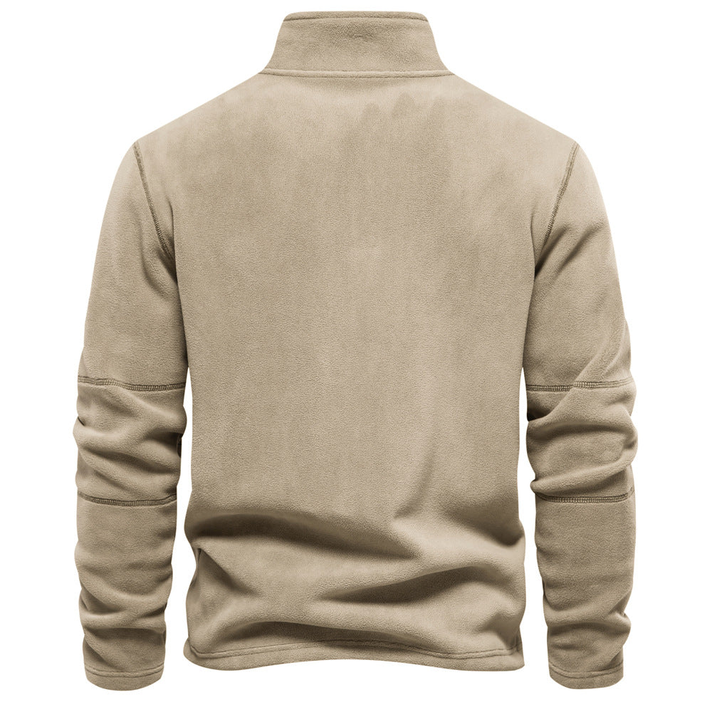 Hommes - Pull - Polaire douce - Confort chaud et élégant - Vêtements d'hiver stylés