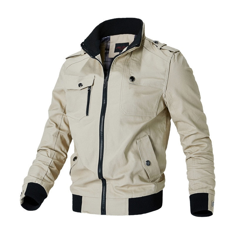 Hommes - Veste bombardier - Matériaux de haute qualité - Légère d'été - Confortable et tendance - Veste estivale idéale