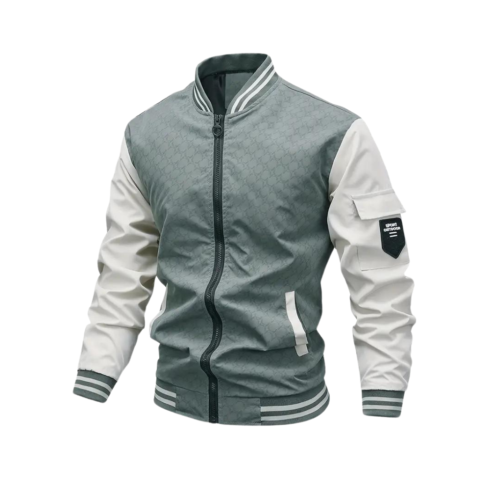 Hommes - Blouson Bombardier - Matières douces - Coupe Régulière - Style Tendance et Confortable
