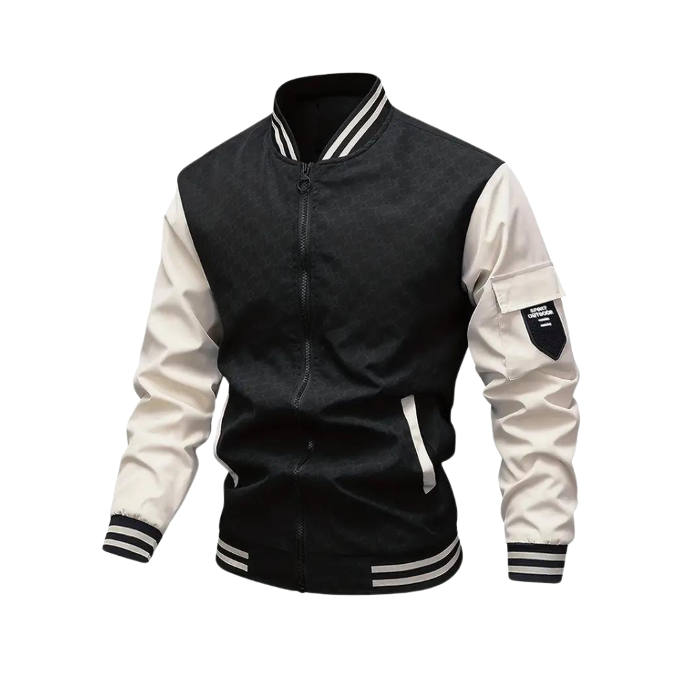 Hommes - Blouson Bombardier - Matières douces - Coupe Régulière - Style Tendance et Confortable