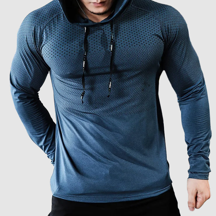Homme - Hoodie de Fitness - Confortable et Respirant - Muskelfit pour un Entraînement Optimal