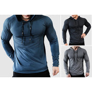 Homme - Hoodie de Fitness - Confortable et Respirant - Muskelfit pour un Entraînement Optimal