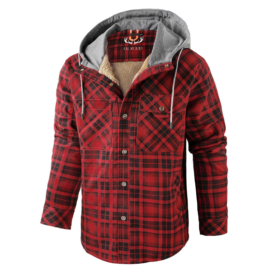 Hommes - Hoodie en Flanelle - Coton Robuste - Style Décontracté - Vêtement Confortable