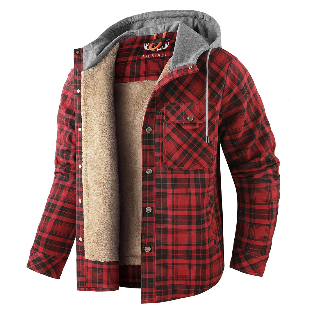 Hommes - Hoodie en Flanelle - Coton Robuste - Style Décontracté - Vêtement Confortable