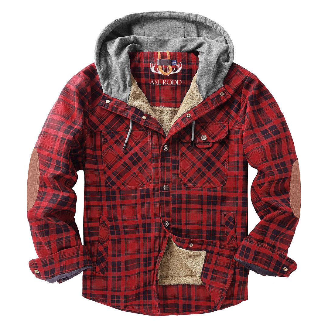 Hommes - Hoodie en Flanelle - Coton Robuste - Style Décontracté - Vêtement Confortable