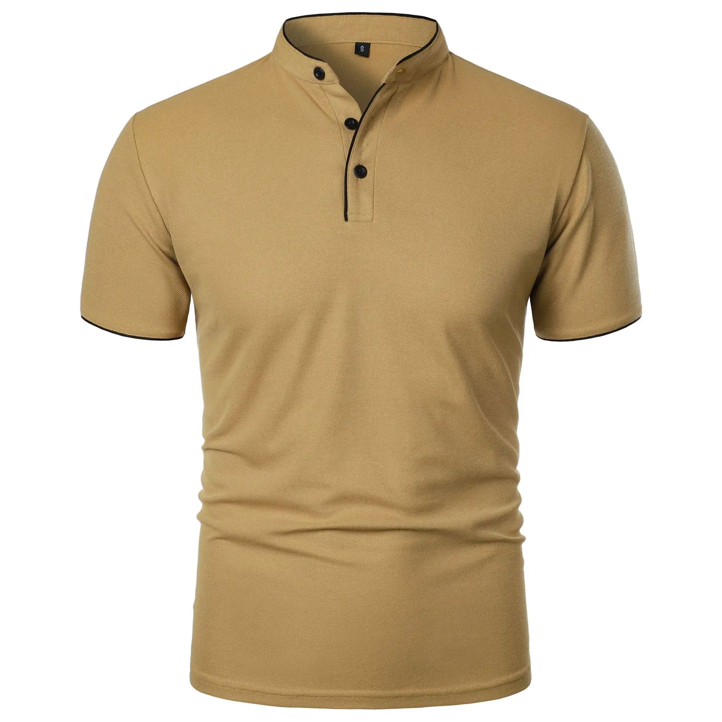 Hommes - Polo extensible - Mélange de coton confortable - Style polyvalent