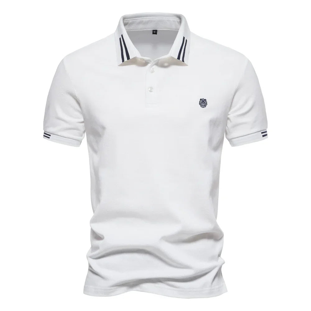 Hommes - Polo Chic et Élégant - Style Décontracté en Coton - Tenue Stylée pour Toutes Occasions