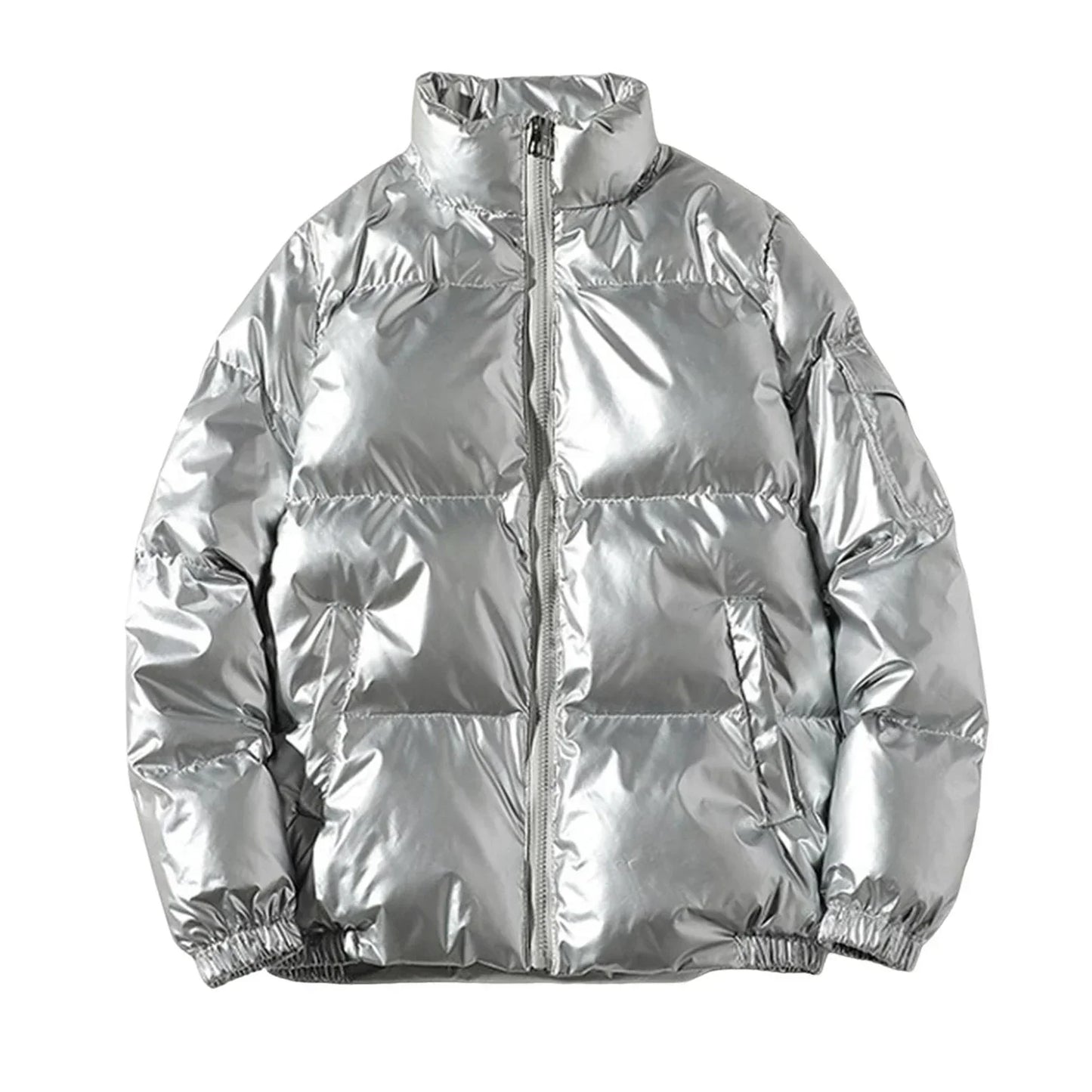 Hommes - Veste d'hiver en duvet - Finition brillante - Vêtement extérieur chaud et élégant - Mode masculine confortable