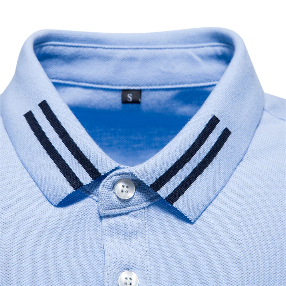 Hommes - Polo Chic et Élégant - Style Décontracté en Coton - Tenue Stylée pour Toutes Occasions