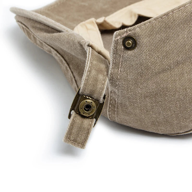 Hommes - Béret Vintage Ajustable - Matière Souple - Chapeau Classique de Style Français pour Tous les Jours