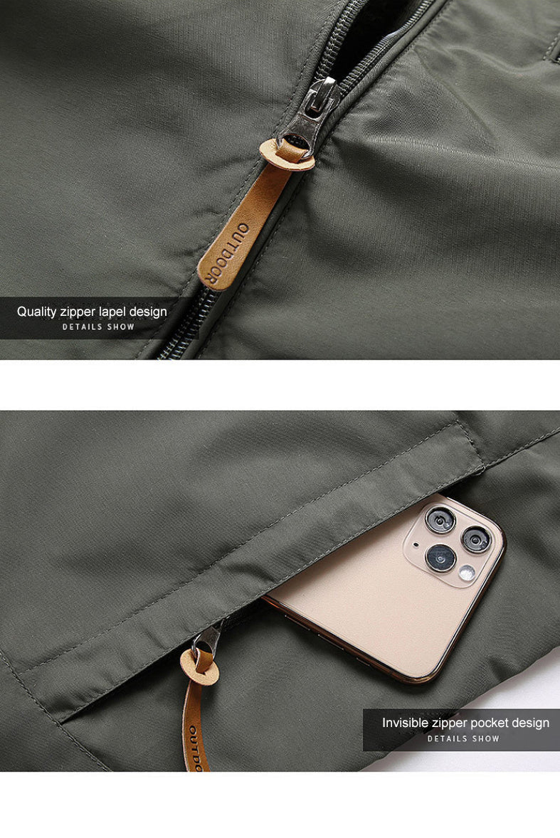 Veste softshell homme - Veste imperméable et respirante - Idéale pour les activités de plein air